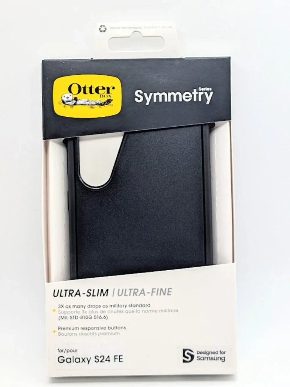 Samsung Galaxy S24 FE OtterBox Symmetry Series Case - Black